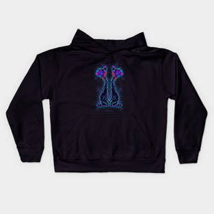 Aquarius 4c Black Kids Hoodie